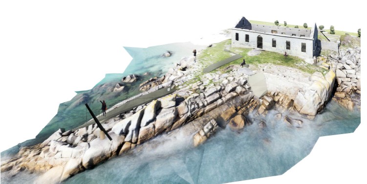 Recreación do miradoiro de Punta do Castro (2)