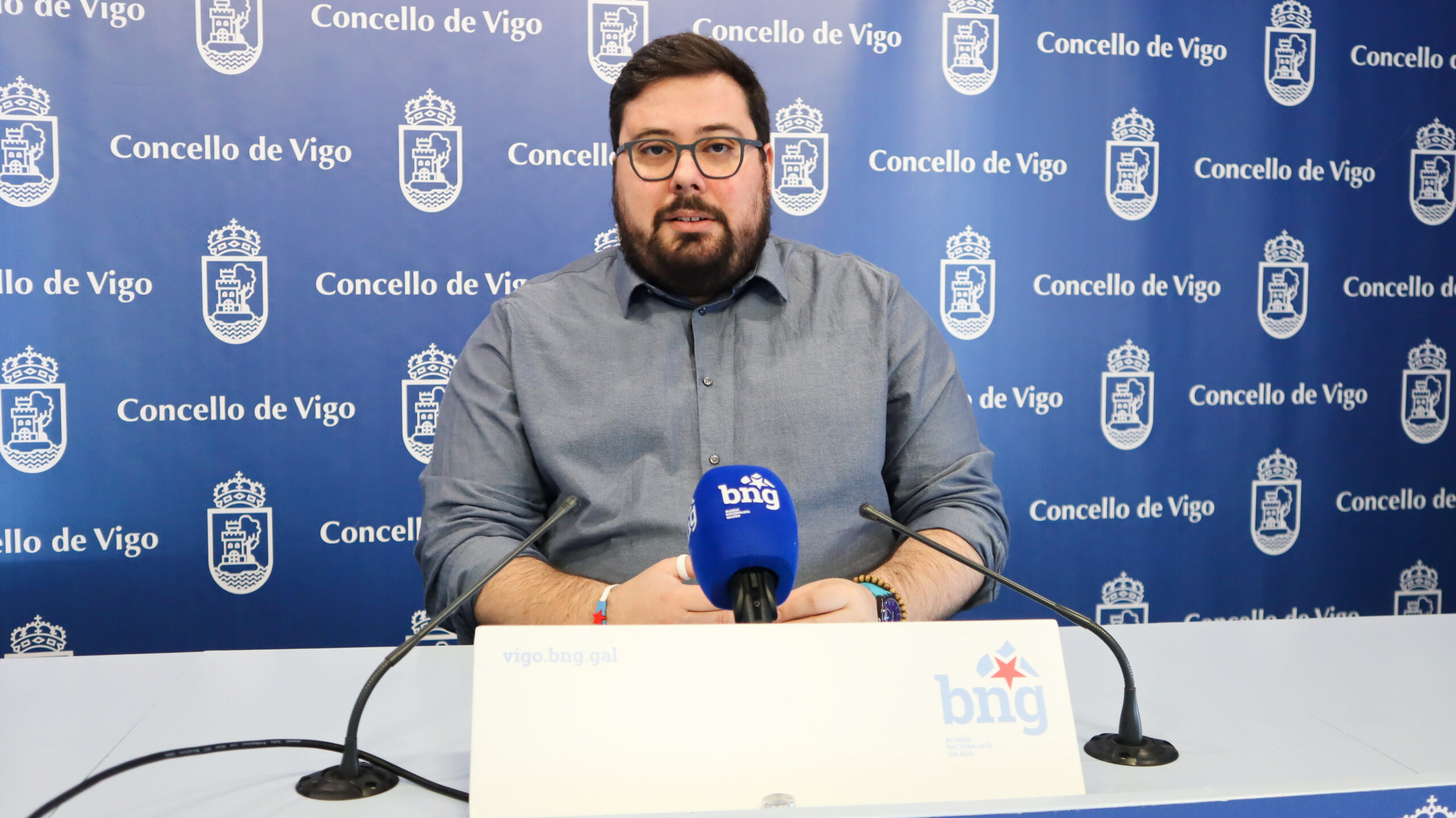 Xabier P. Igrexas, portavoz municipal BNG Vigo
