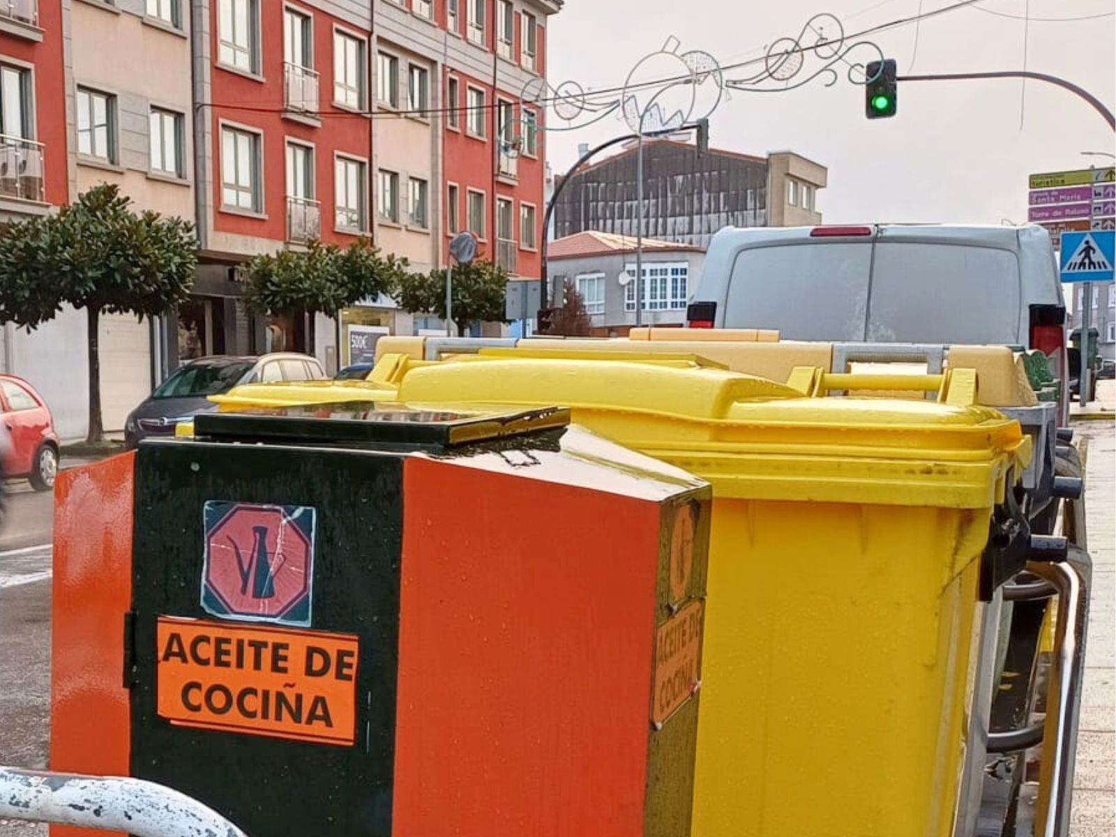 aceite doméstico- colector máis usado