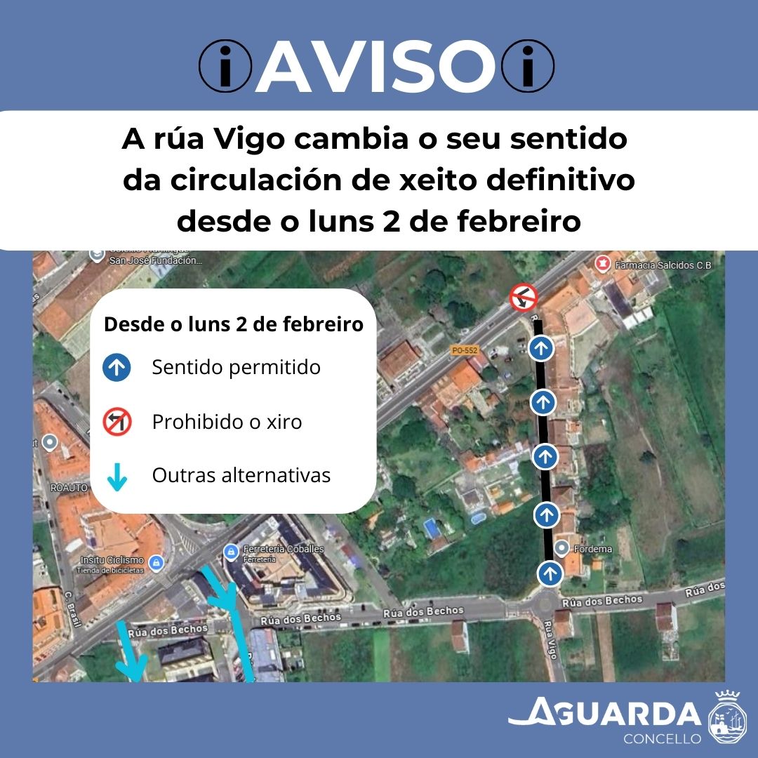 cambio rúa Vigo