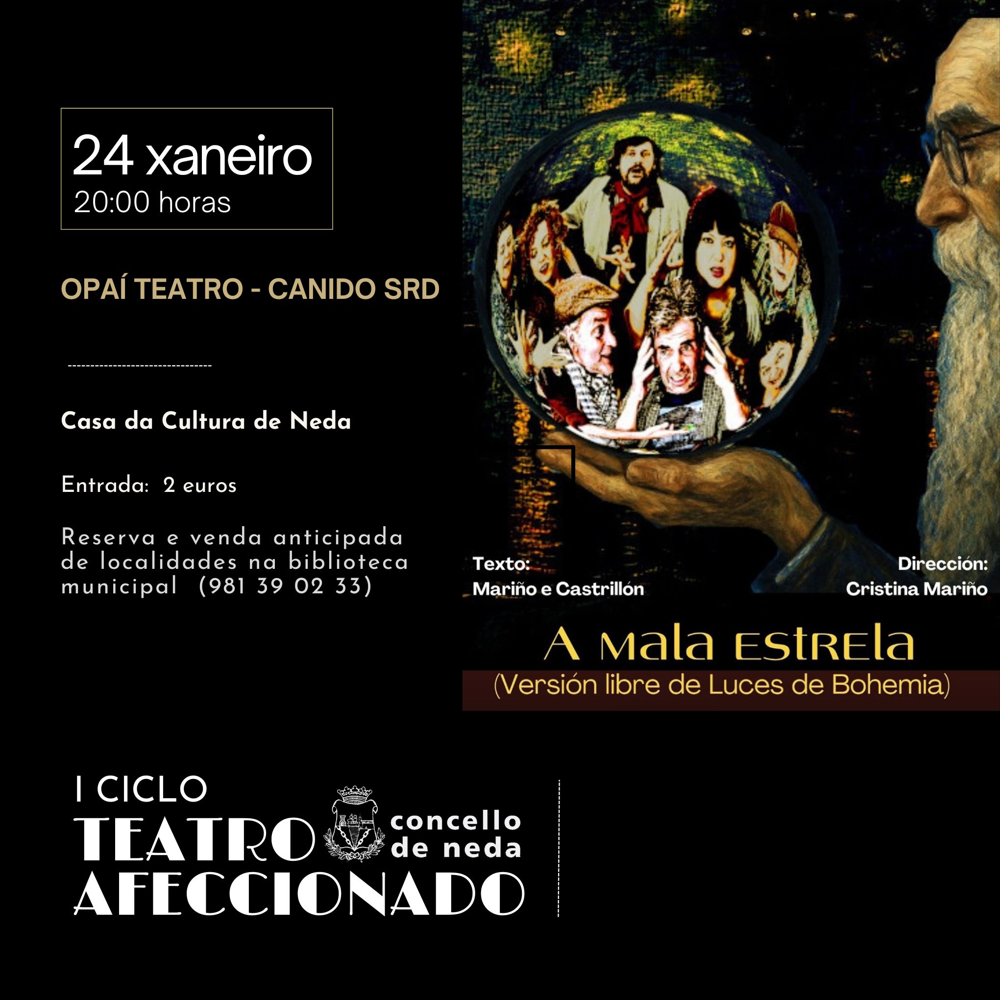 cartel A MALA ESTRELA