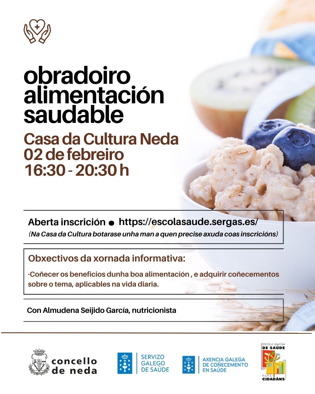 cartel alimentación saludable