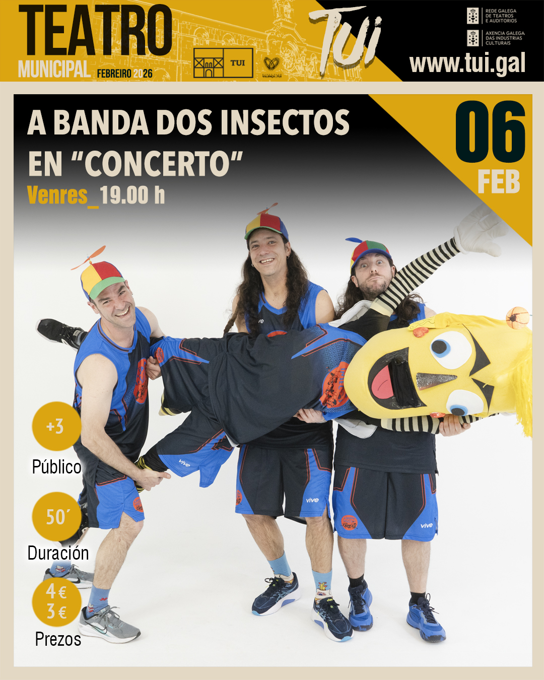 02022026 Cartel A banda dos insectos