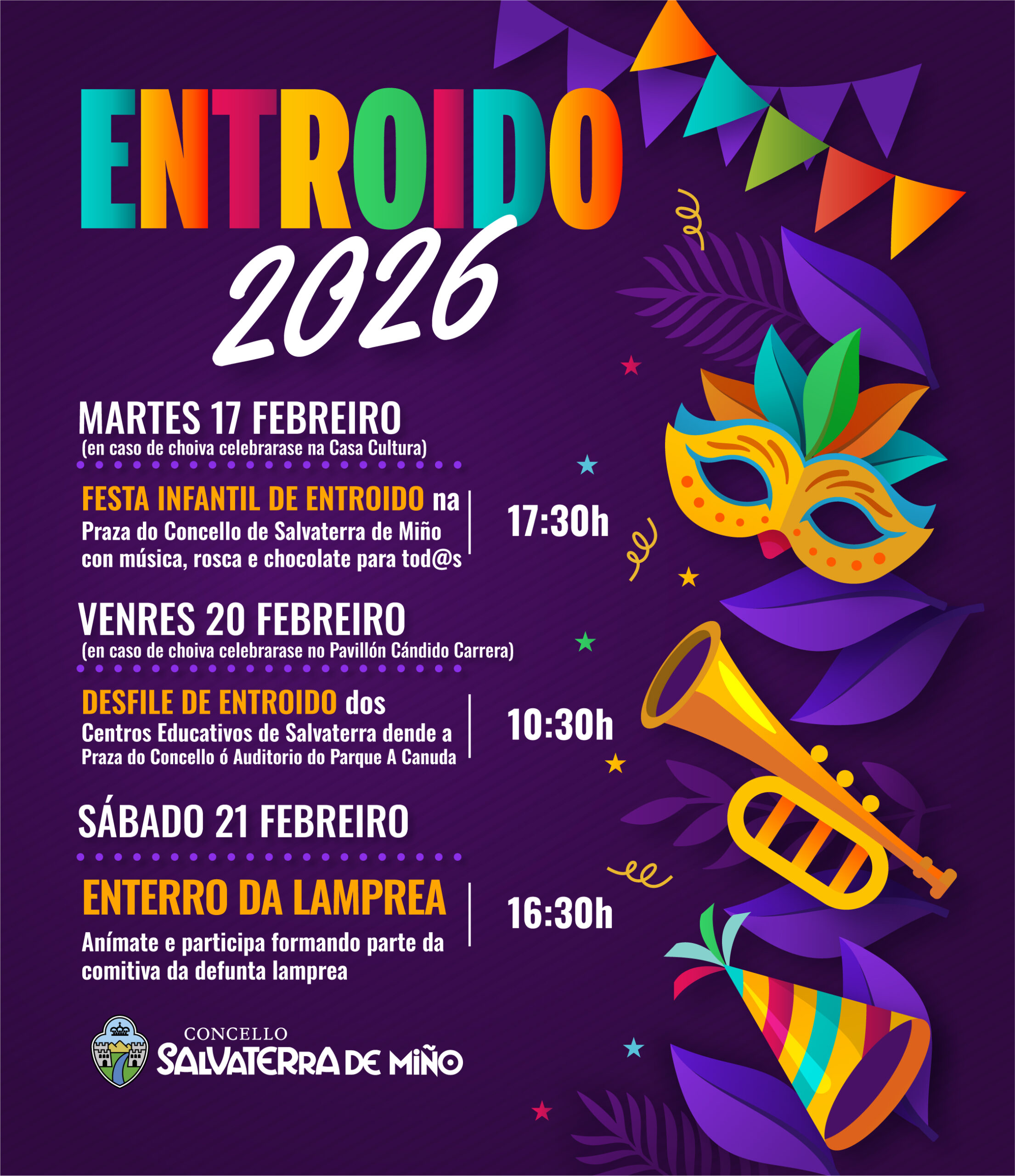 Cartel Entroido 2026-01