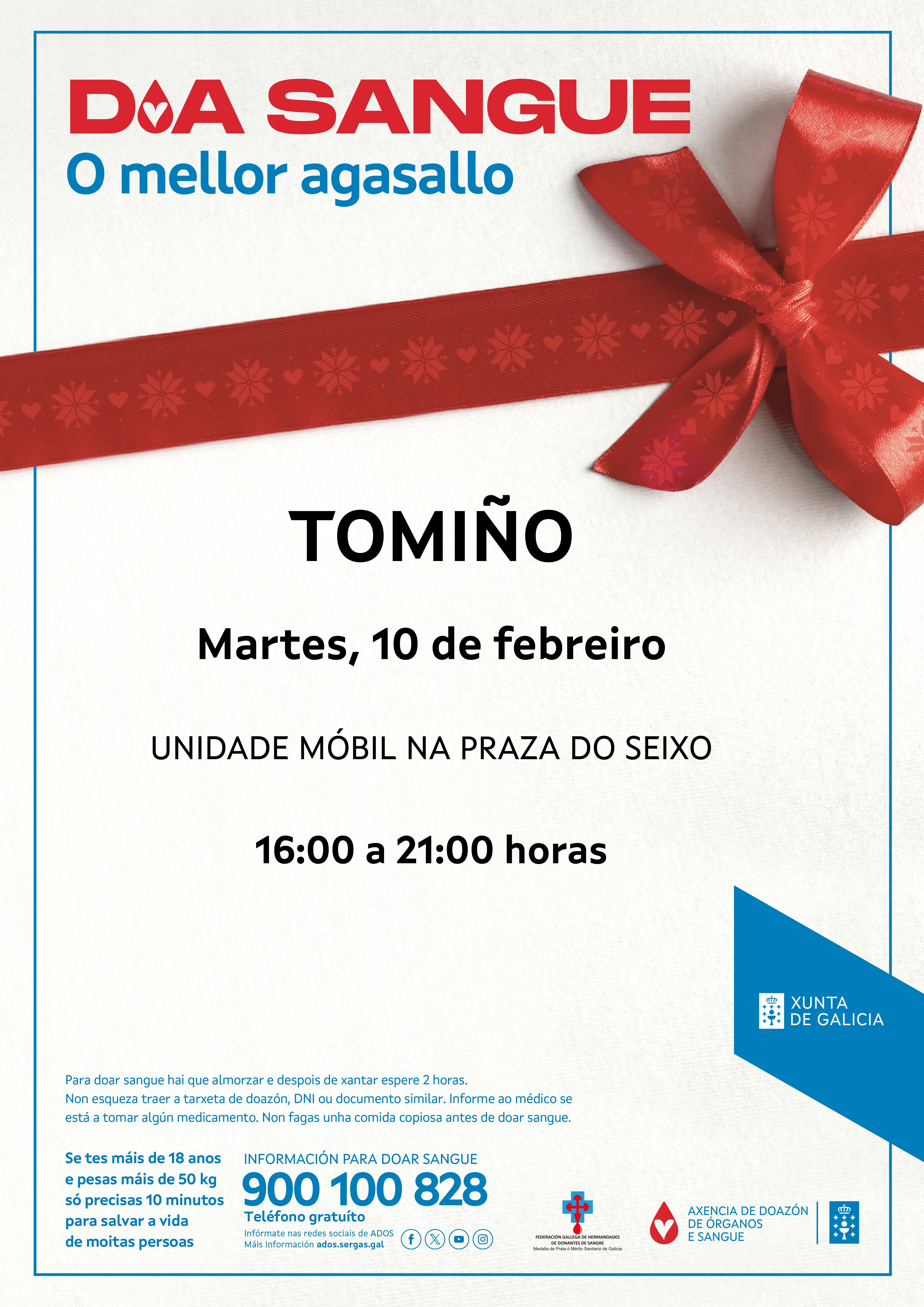 Doazón sangue Tomiño febreiro 2026