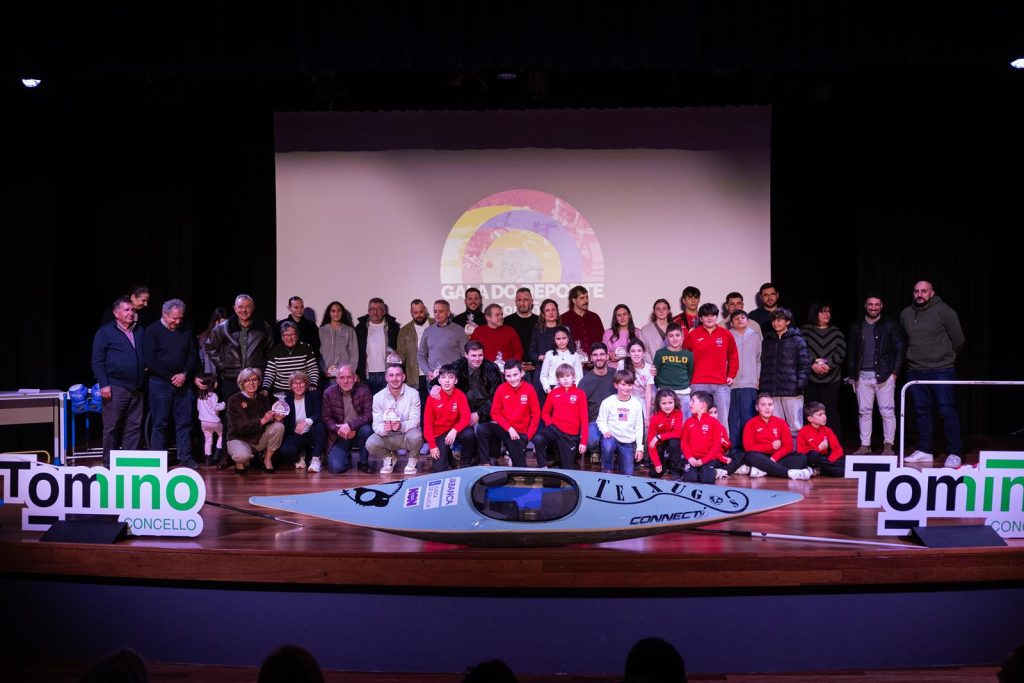Foto de familia da Gala do Deporte celebrada en 2025