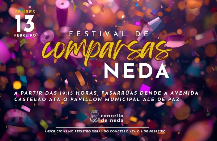 cartel comparsas Neda web