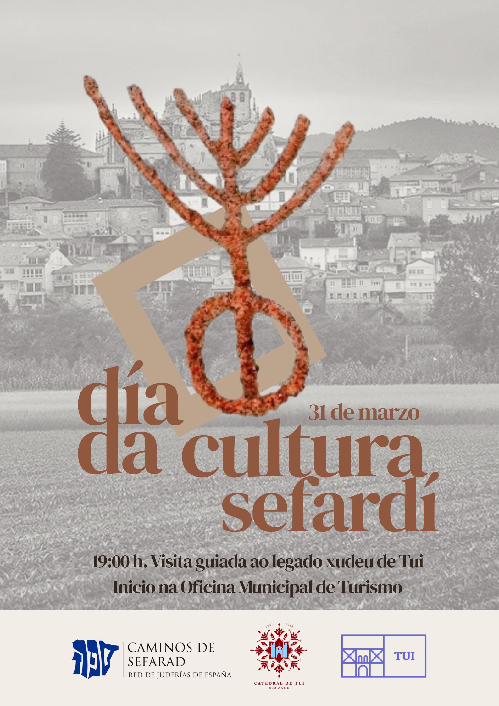 27032026 Cartel día da cultura sefardí 2026 en Tui