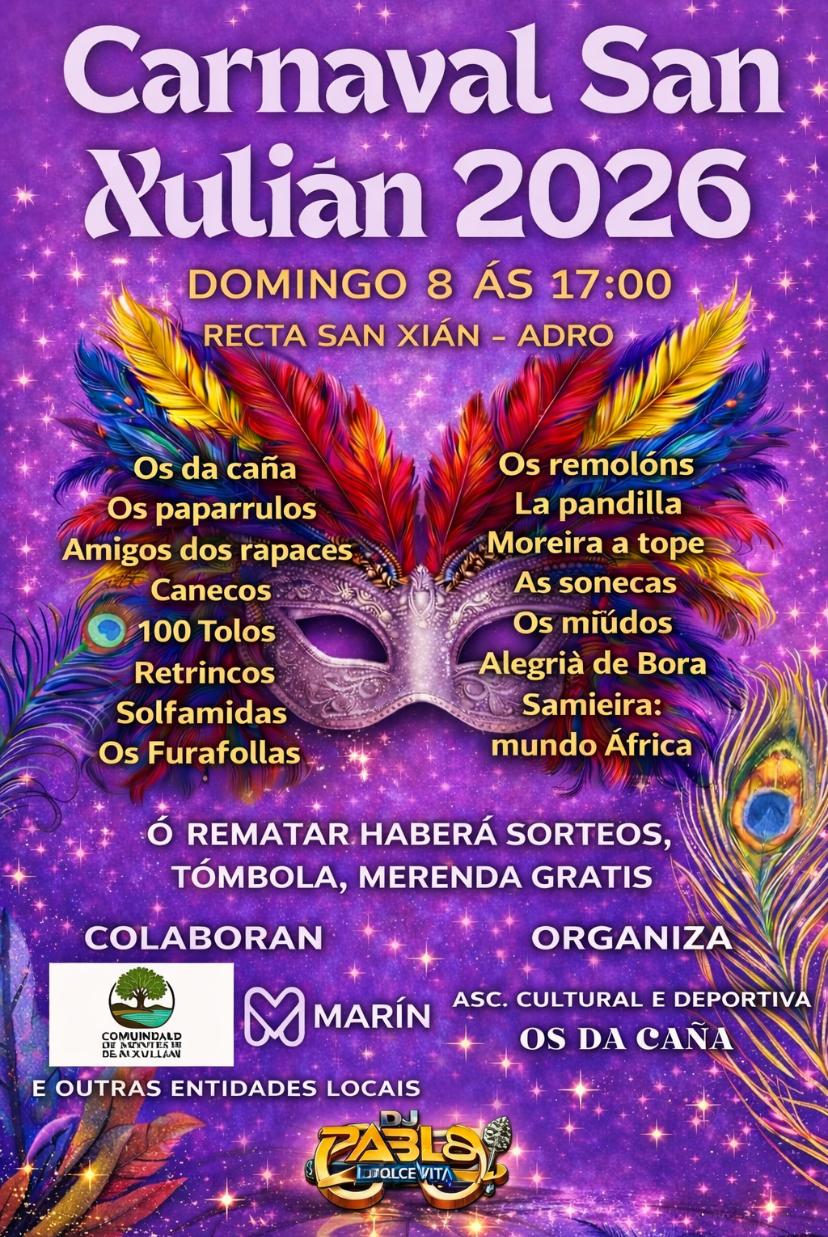 Cartel Entroido San Xulián