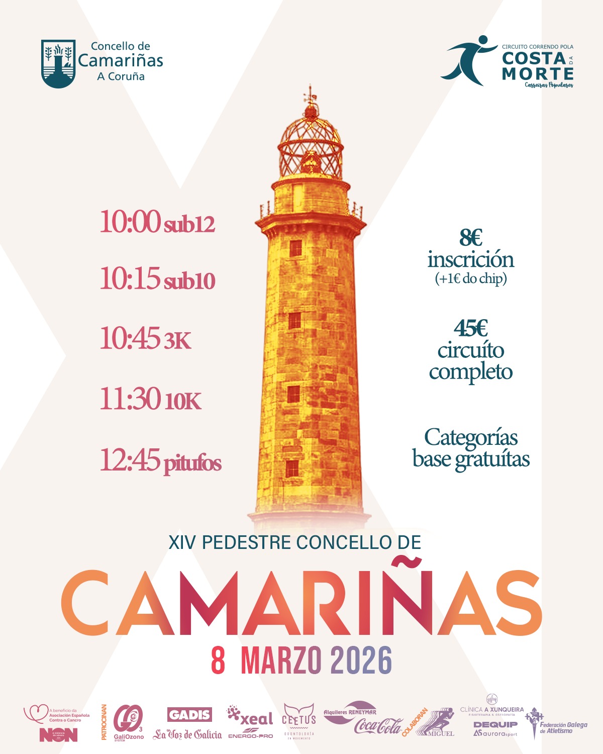 Cartel XIV Carreira Pedestre Camariñas