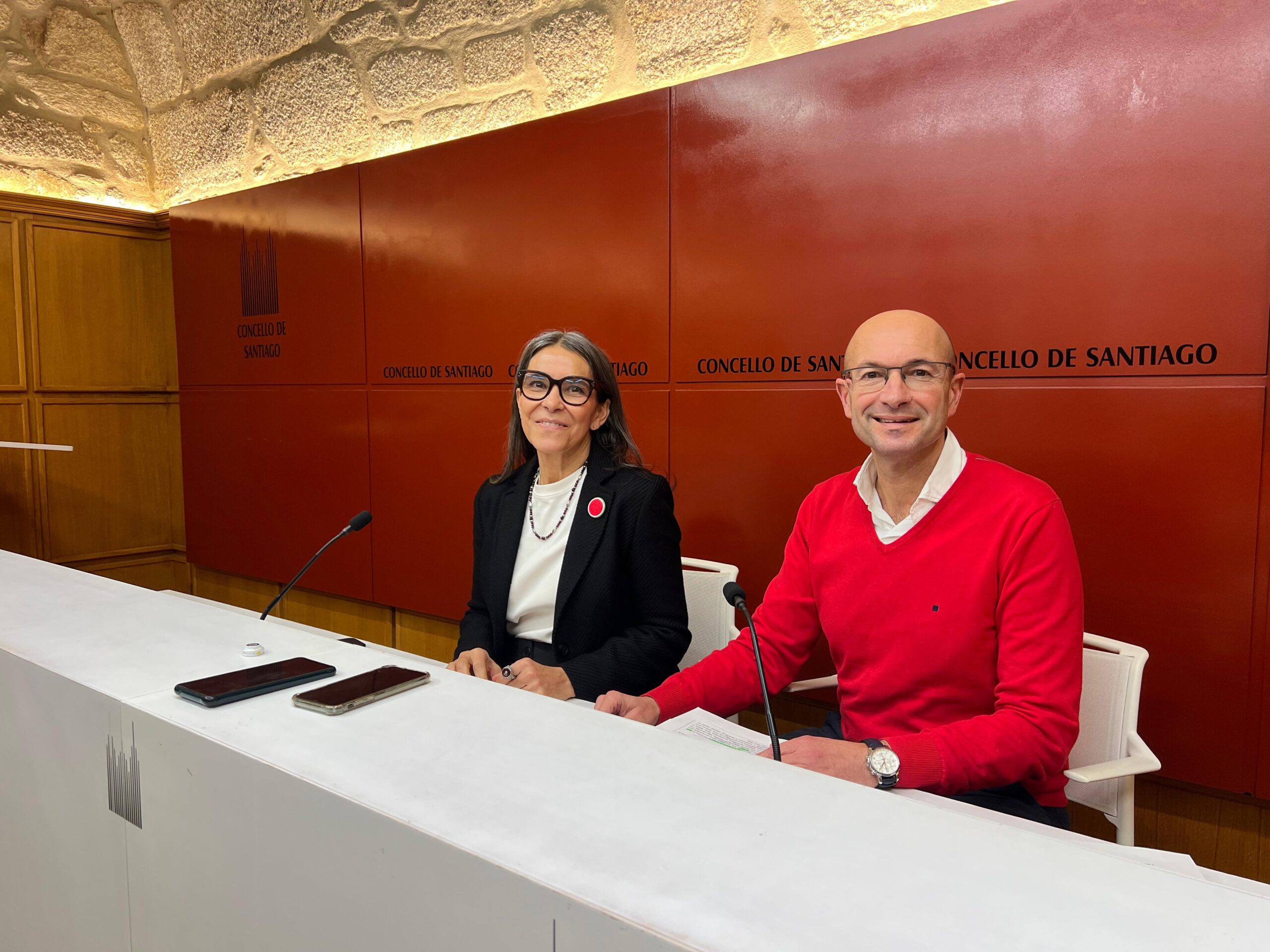 IMAXE – Mercedes Rosón e Gonzalo Muíños na rolda de prensa deste venres