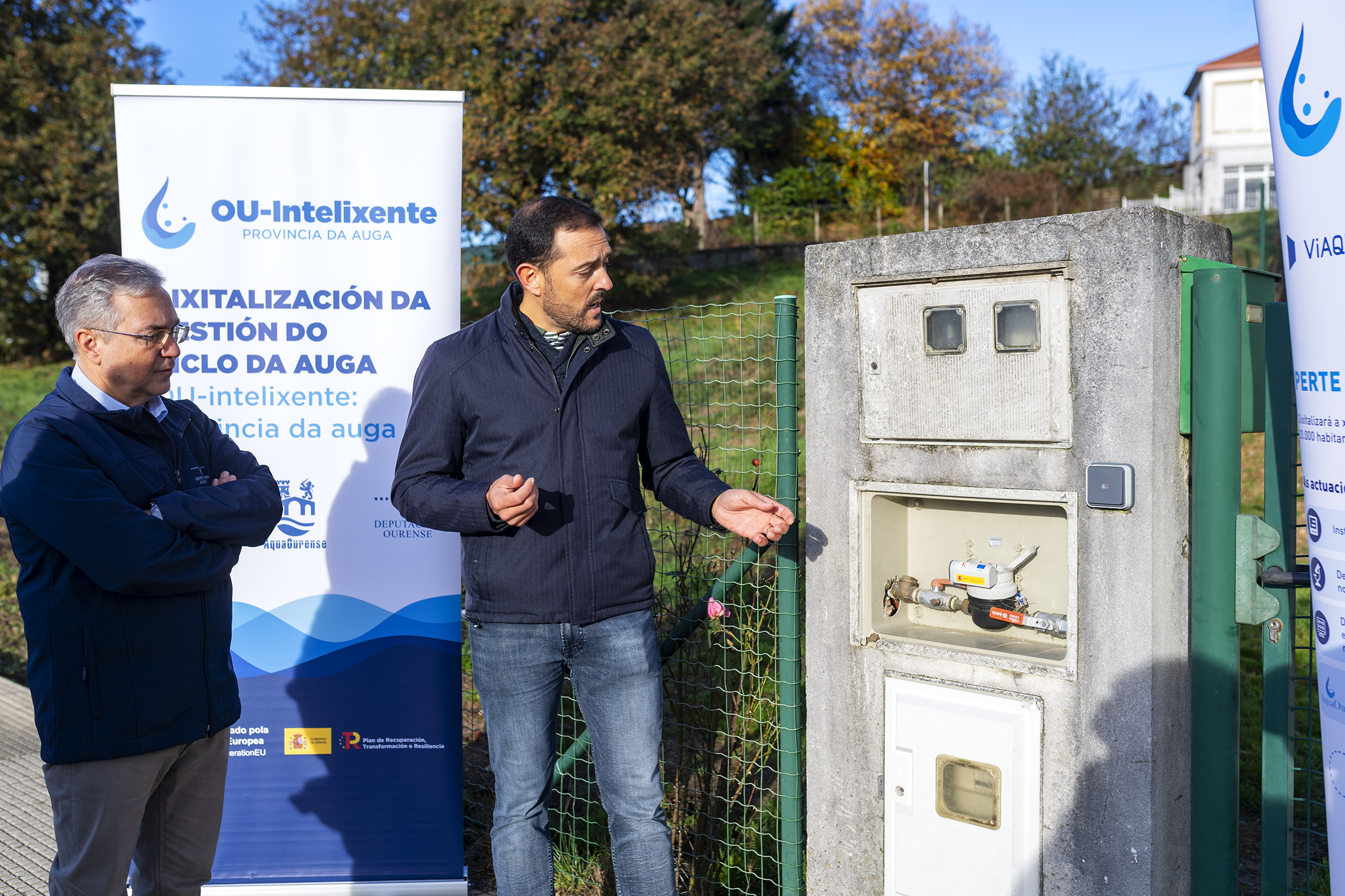 Luis Menor Victor Comesaña Perte auga