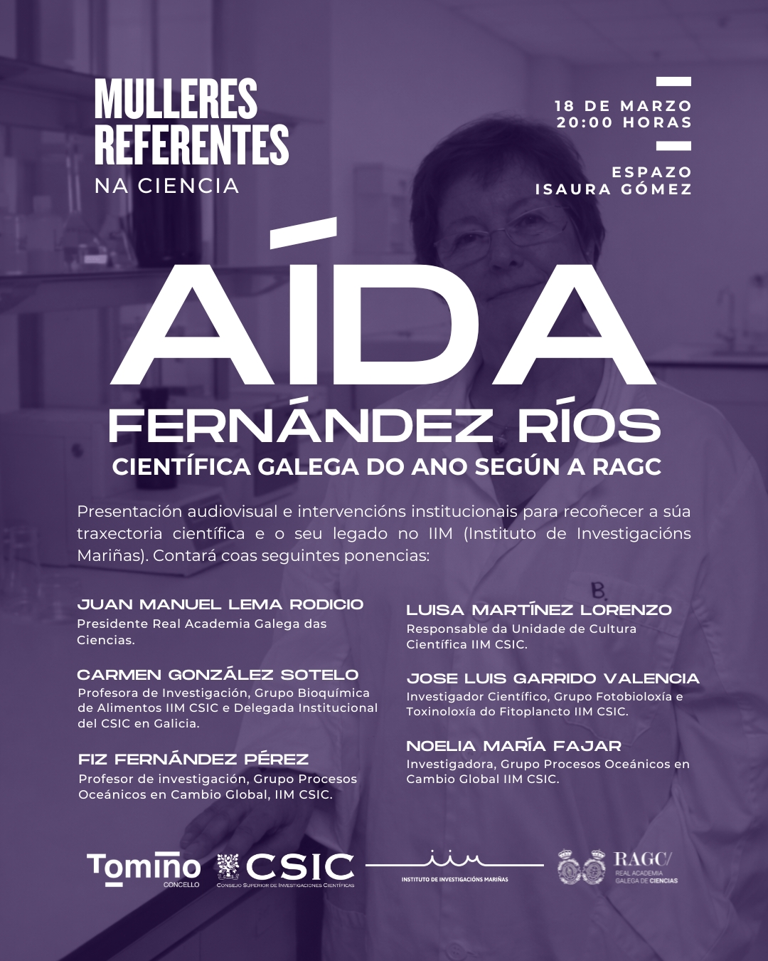 Mulleres referentes Aída Fernández Ríos stories