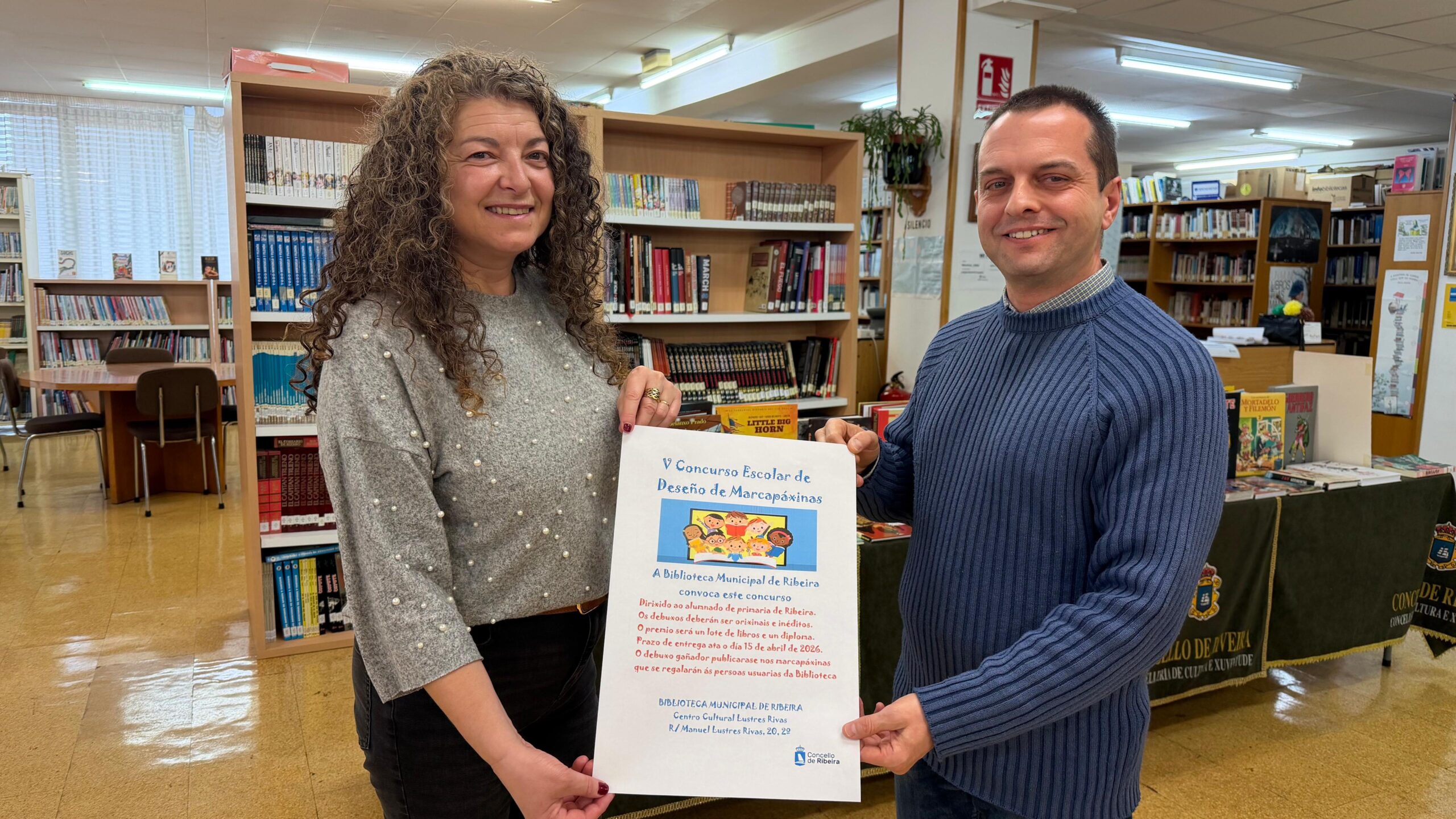 Presentación concurso escolar marcapáxinas 2026