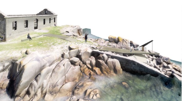 Recreación do miradoiro de Punta do Castro (1)