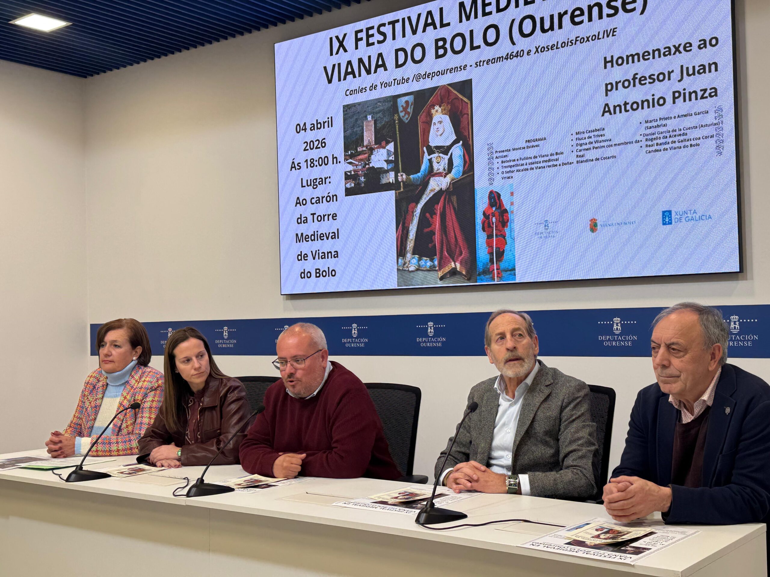 Presentación Festival Medieval de Viana do Bolo – 3